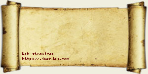 Kristina Rosić vizit kartica